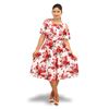 Picture of Flower frock with frill and no sleeves