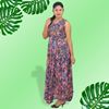 Picture of Goergette maxi dress with floral design