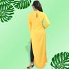 Picture of Curved high necked long kurtha top