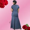 Picture of Chambray princess line long frock
