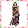 Picture of Short Frilled Floral Maxi Dress