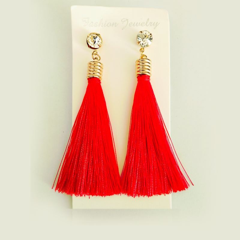 LYDIA MEDIUM TASSEL EARRINGSSunMart Lanka