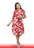 Picture of Printed Designed Shirt Dress with Long Sleeves