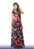 Picture of Sweet Heart Necked Floral Maxi Dress with Belt