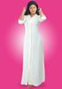 Picture of Collared Long Sleeves A-line Maxi Dress