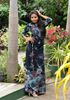 Picture of Printed Flower Bordered A-line Maxi Dress