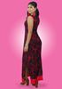 Picture of Side Open Printed Designed Sleeveless Maxi Dress