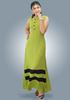 Picture of Two Color Sleeveless A-line Maxi Dress