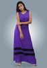 Picture of Two Color Sleeveless A-line Maxi Dress