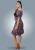 Picture of Off Shoulder Frilled Hem Short Frock with Puff Sleeves