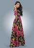 Picture of Double Frilled Bell Sleeves Floral Maxi Dress