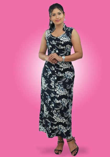 Picture of Sleeveless  A-Line Maxi Dress