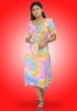 Picture of Sweet Heart Necked Printed Designed Short Frock