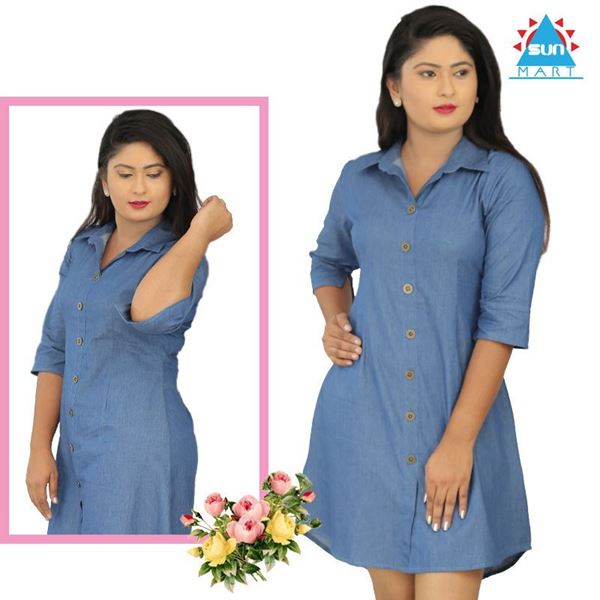 Picture of Shirt Dress - Chambray