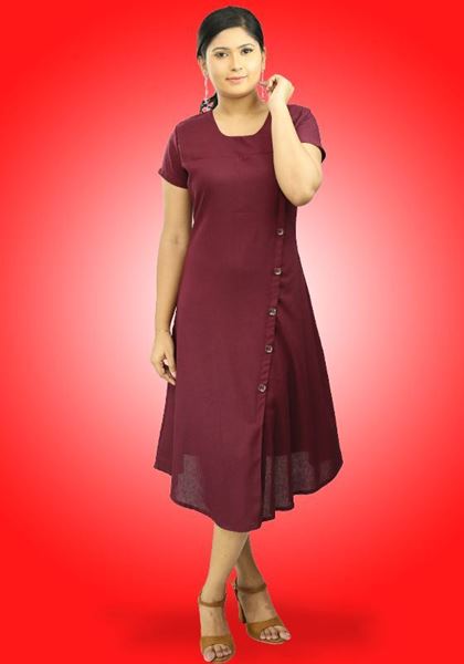 Buy Western Dresses for Women|Stylish Latest SolidLong Dresses|Long Gown  |Kurti|Stylish Tops|Western Tops for Girls|Gown|Maxi Dress Crop top|Party  Dress (S, Pink) at Amazon.in