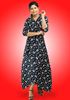 Picture of Collared High Low Maxi Dress with Belt