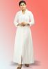 Picture of Long Sleeves Button Embellished Collared Maxi Dress with Belt