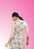 Picture of Sweet Heart Necked Full Lace Short Dress with Three-quarter Sleeves