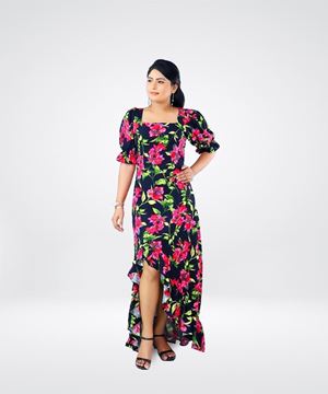 Picture of Cocktail Floral Short Dress