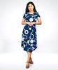 Picture of Short Sleave Printed Midi Dress