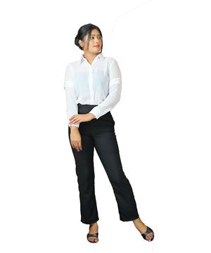 Picture of Plain Linen Office Pant