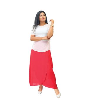 Picture of Georgette Long skirt