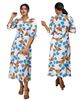 Picture of Three Quarter Sleeves Maxi Dress