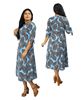 Picture of Three Quarter Sleeves A-line Three Quarter Frock