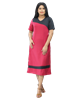 Picture of Three Quarter Sleeves A-Line  Three Quarter Dress