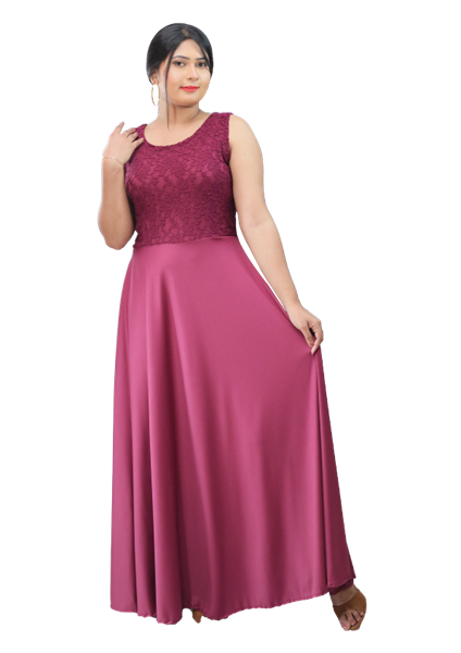 Picture of Sleeveless  Round Neck  Maxi Dress
