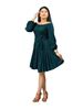 Picture of off shoulder Three Quarter Sleeves Short Frock