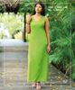 Picture of Sleeveless  A-Line  new Linen  Long Dress
