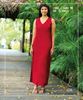 Picture of Sleeveless  A-Line  new Linen  Long Dress