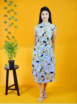 Picture of Sleeveless Printed Short Dress