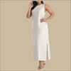 Picture of Round Neck Sleeveless A Line Long frock