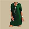 Picture of Three Quarter Sleeves  A Line  Short frock