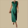 Picture of Full Open Round Neck Sleeveless A Line Long frock